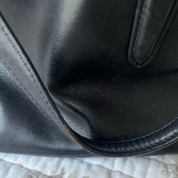 Coach Black Leather Mini Crosby Carryall Bag - Picture 7 of 10